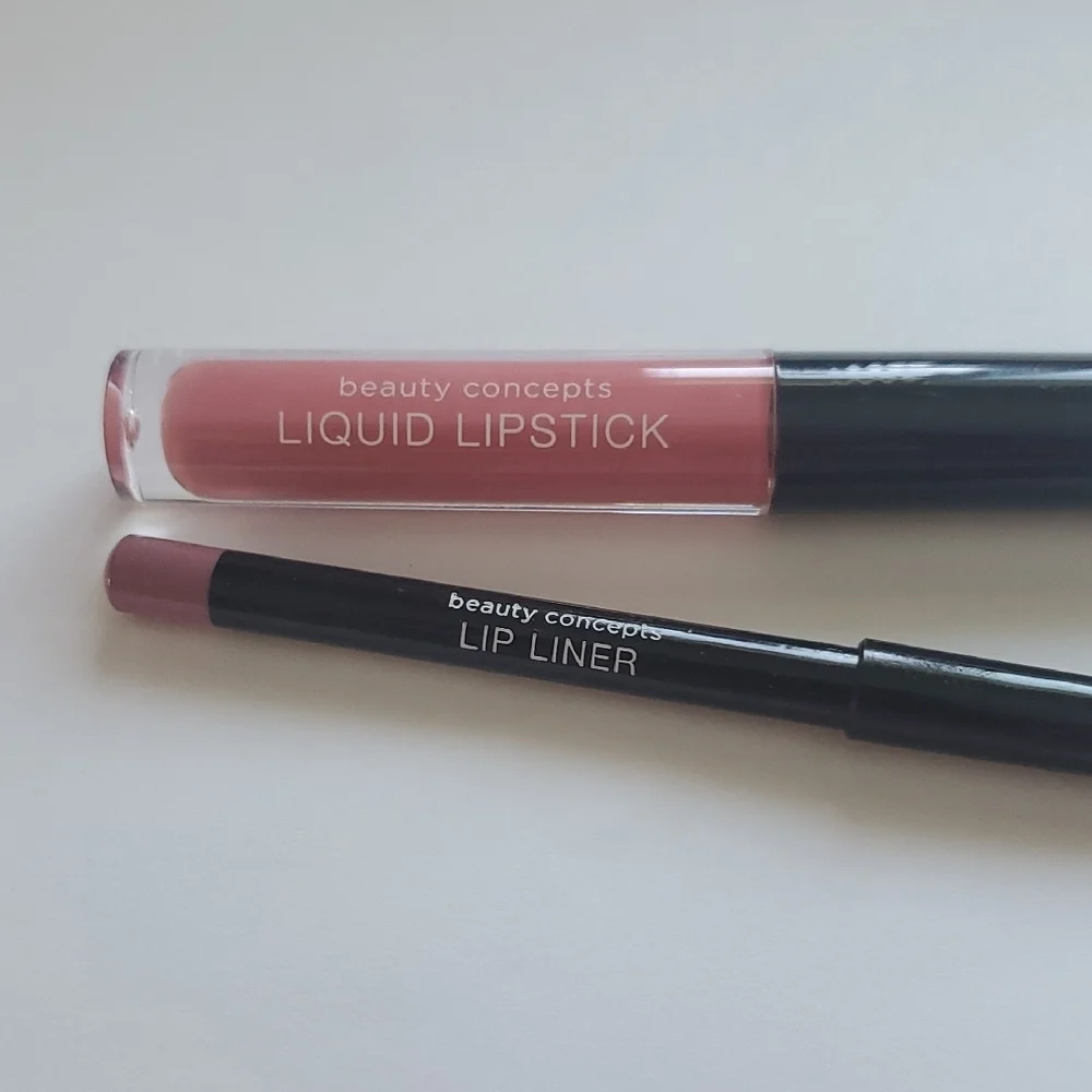 Beauty Concepts Mauve Liquid Lipstick and Lip Liner Set